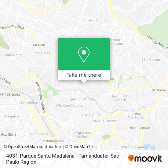 4031-Parque Santa Madalena - Tamanduateí map