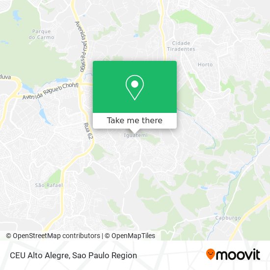 CEU Alto Alegre map