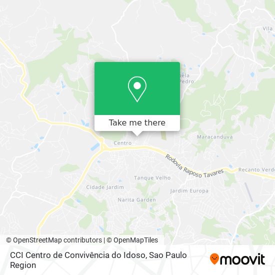 CCI Centro de Convivência do Idoso map