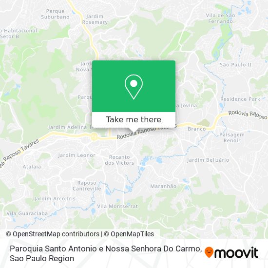 Paroquia Santo Antonio e Nossa Senhora Do Carmo map
