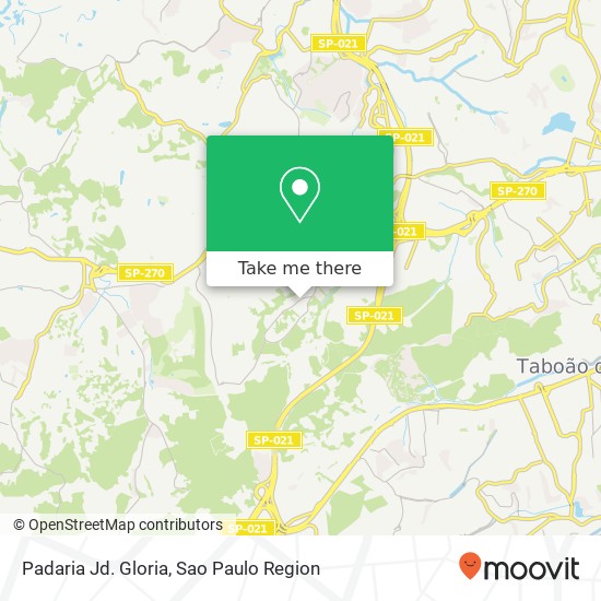 Padaria Jd. Gloria map