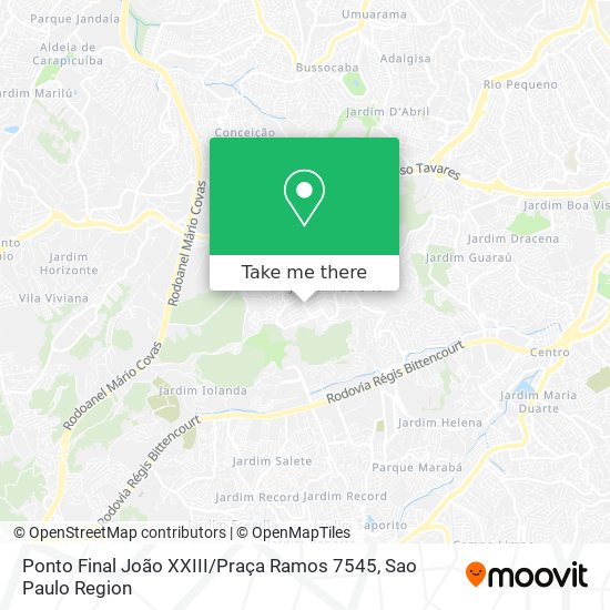 Ponto Final João XXIII / Praça Ramos 7545 map