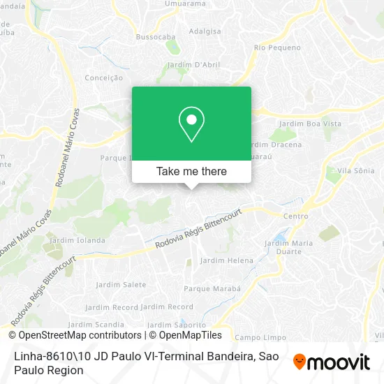 Mapa Linha-8610\10 JD Paulo Vl-Terminal Bandeira