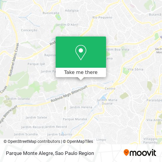 Parque Monte Alegre map