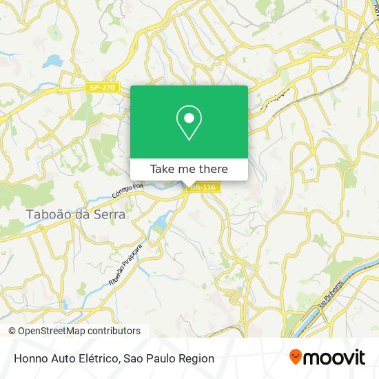 Honno Auto Elétrico map