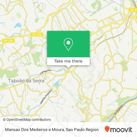 Mansao Dos Medeiros e Moura map