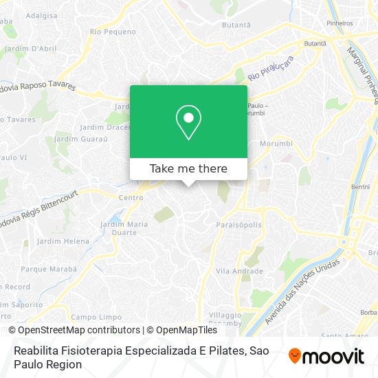 Reabilita Fisioterapia Especializada E Pilates map