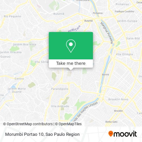 Morumbi Portao 10 map