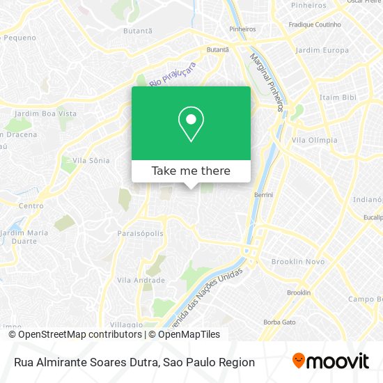 Mapa Rua Almirante Soares Dutra