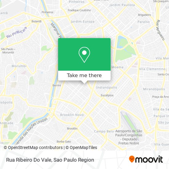 Rua Ribeiro Do Vale map