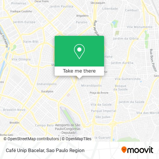 Café Unip Bacelar map