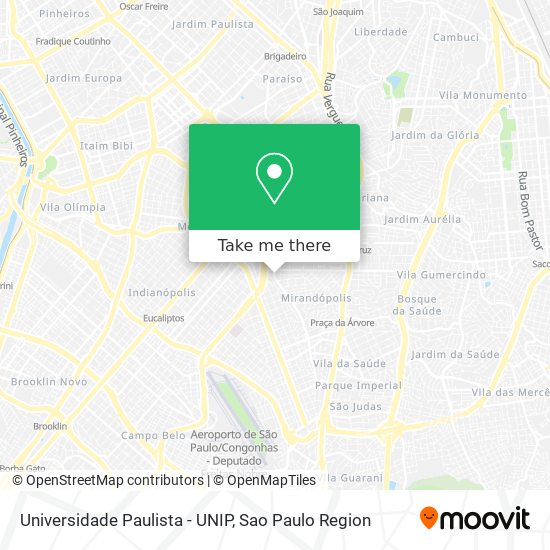 Universidade Paulista - UNIP map