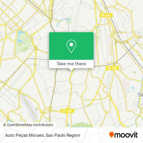 Mapa Auto Peças Moraes