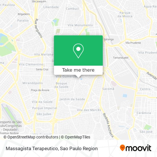 Mapa Massagista Terapeutico