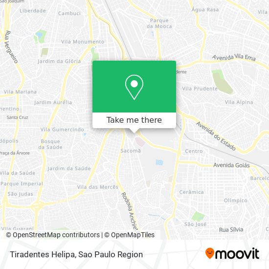 Tiradentes Helipa map