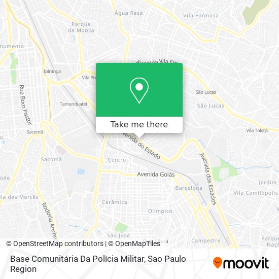 Mapa Base Comunitária Da Polícia Militar