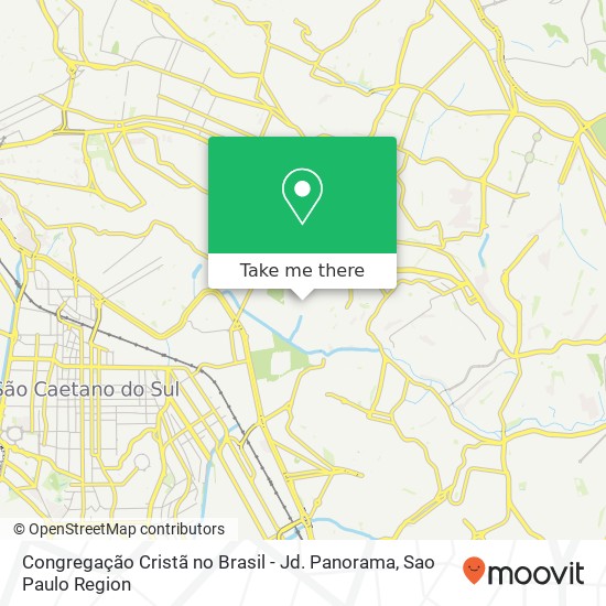 Mapa Congregação Cristã no Brasil - Jd. Panorama