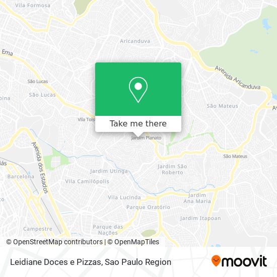 Leidiane Doces e Pizzas map