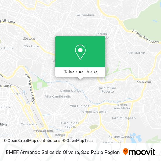 EMEF Armando Salles de Oliveira map