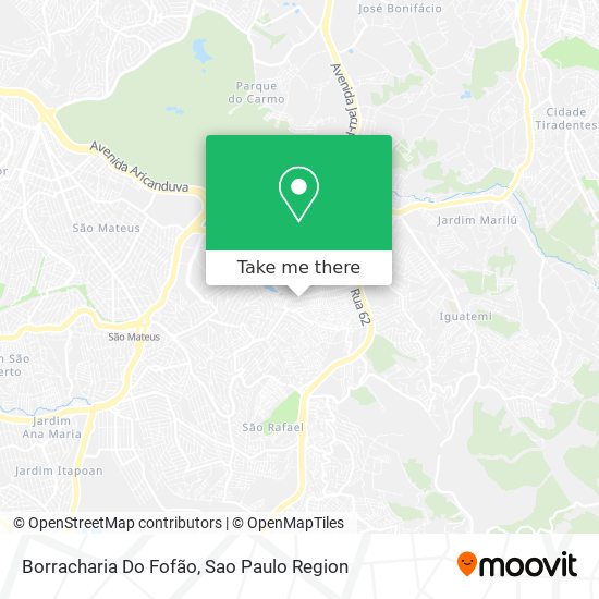 Borracharia Do Fofão map