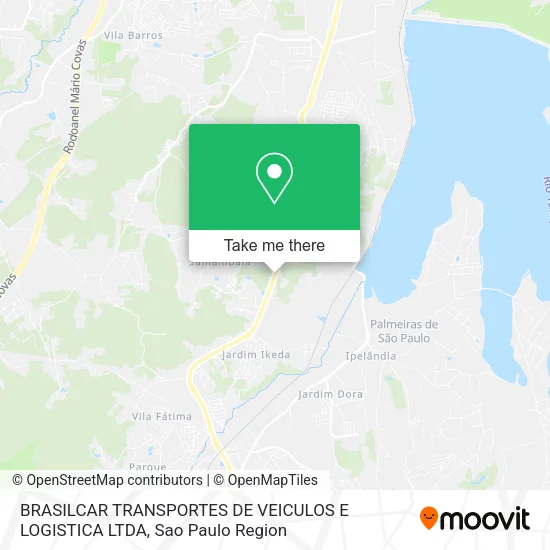 Mapa BRASILCAR TRANSPORTES DE VEICULOS E LOGISTICA LTDA