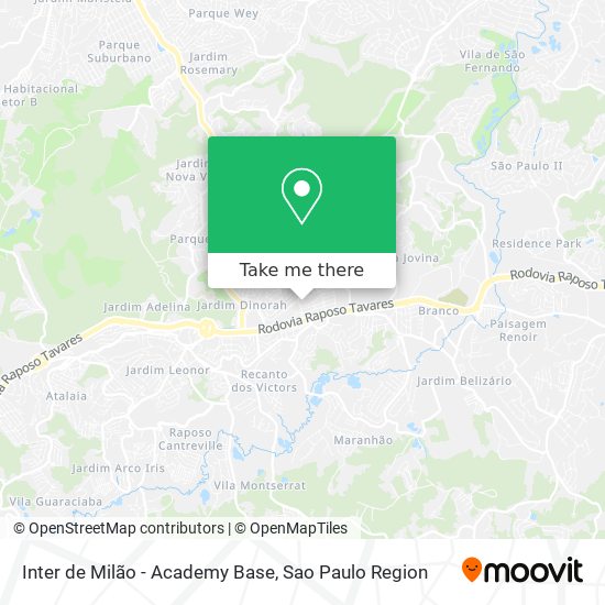 Mapa Inter de Milão - Academy Base