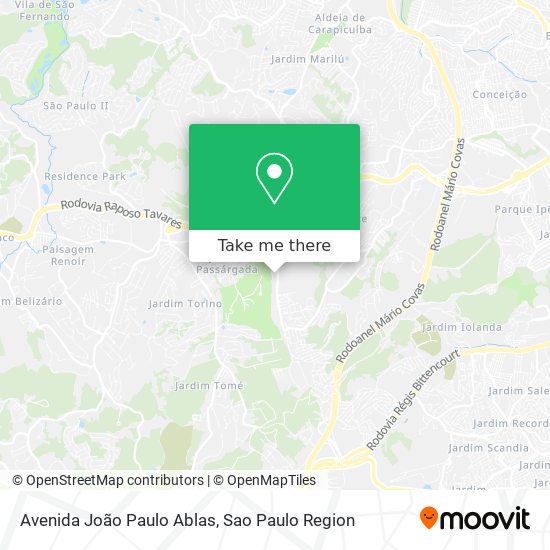 Avenida João Paulo Ablas map