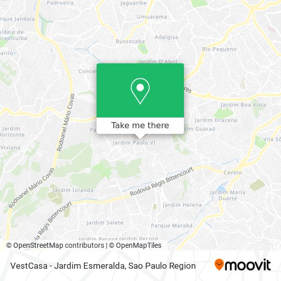 VestCasa - Jardim Esmeralda map