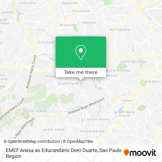 Mapa EMEF Anexa ao Educandário Dom Duarte