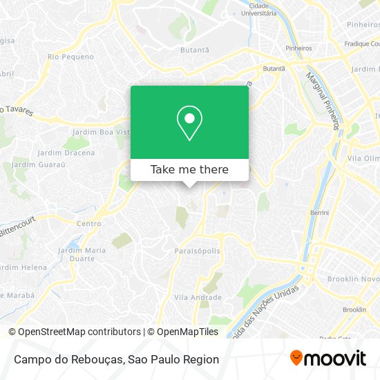 Campo do Rebouças map