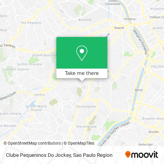 Clube Pequeninos Do Jockey map