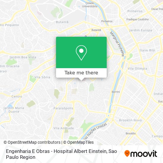 Engenharia E Obras - Hospital Albert Einstein map