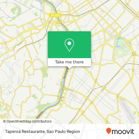 Mapa Taperoá Restaurante