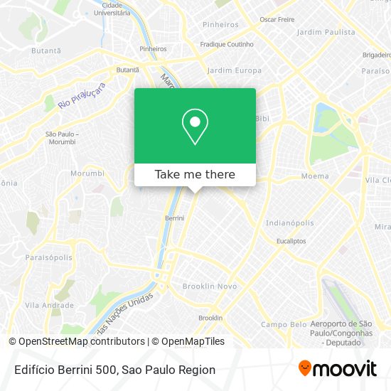 Edifício Berrini 500 map