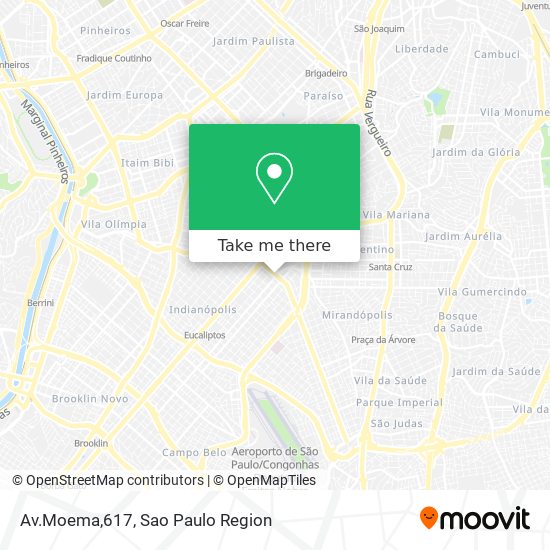 Av.Moema,617 map