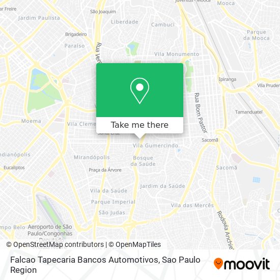 Mapa Falcao Tapecaria Bancos Automotivos