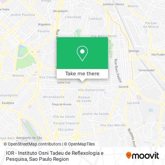 IOR - Instituto Osni Tadeu de Reflexologia e Pesquisa map