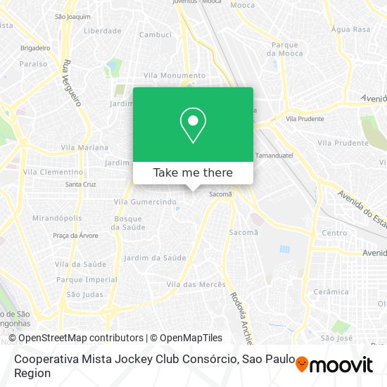 Cooperativa Mista Jockey Club Consórcio map