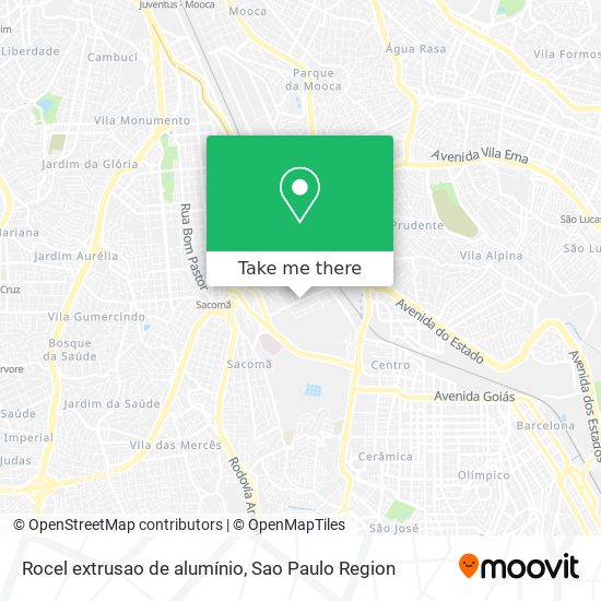 Rocel extrusao de alumínio map