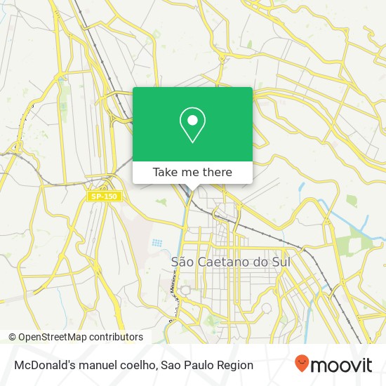 McDonald's manuel coelho map