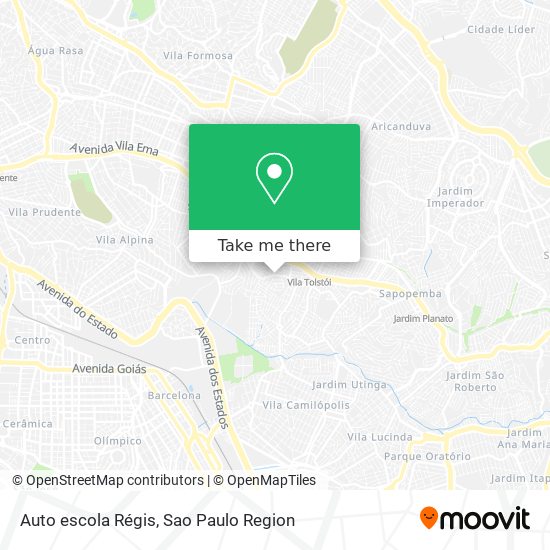 Auto escola Régis map