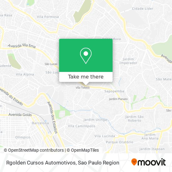 Mapa Rgolden Cursos Automotivos