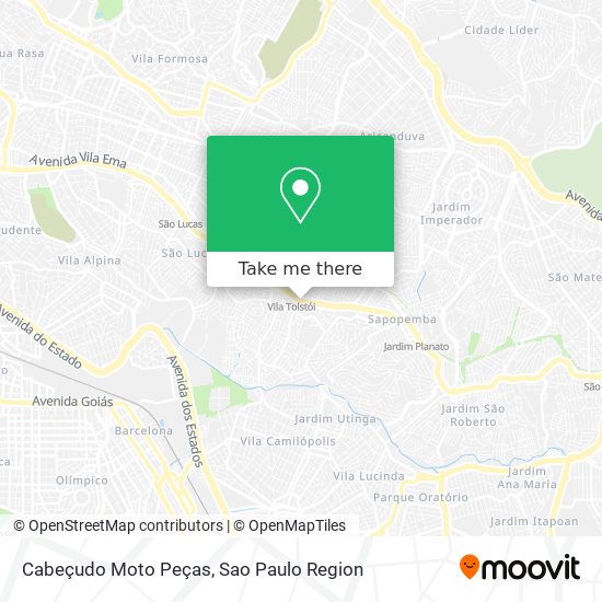 Cabeçudo Moto Peças map