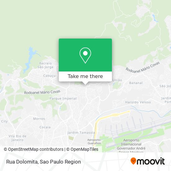 Rua Dolomita map