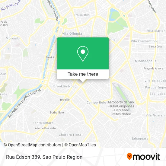 Rua Édson 389 map