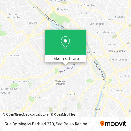 Rua Domingos Barbieri 270 map