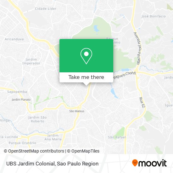 UBS Jardim Colonial map