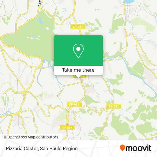 Pizzaria Castor map
