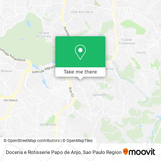 Doceria e Rotisserie Papo de Anjo map