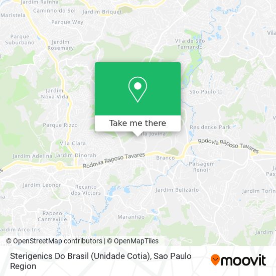 Sterigenics Do Brasil (Unidade Cotia) map